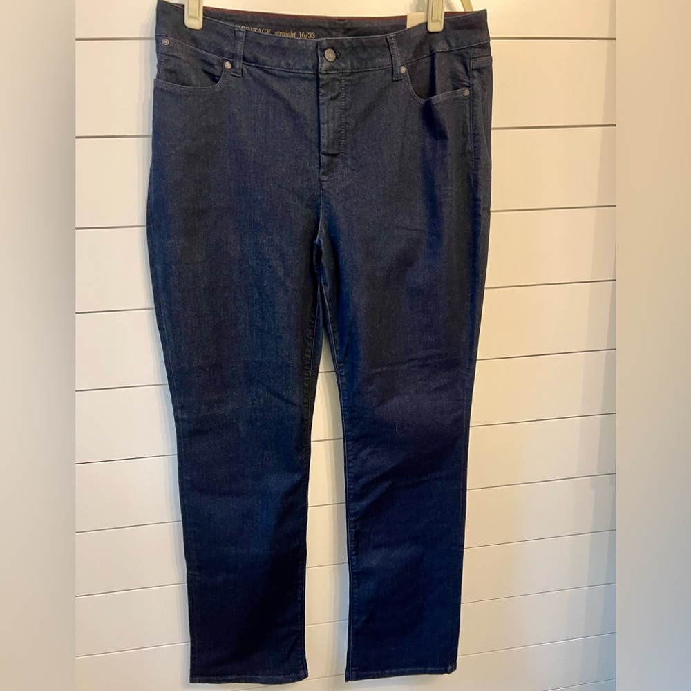 NWT TALBOTS STRAIGHT LEG JEANS